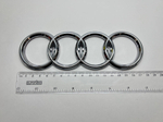 НН-185 / Audi (средний) / Логотип (шильдик, надпись, эмблема) "Audi" 17.5см для крышки багажника / решетки радиатора / капота (1 шт.)