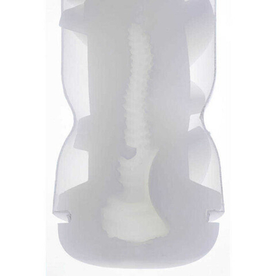 Мастурбатор из силиконового геля Genmu Cozy, розовый (Цвет: Розовый, Вкладка белая)