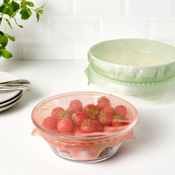 IKEA ÖVERMÄTT  (ИКЕА ÖВЕРМÄТТ)  -  Крышка для продуктов, комплект. 2 шт, силикон