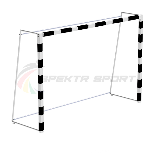 Ворота мини-футбольные без сетки 2х3х1 м. профиль 80х40 с закладными (добров. сертификат) \ пара