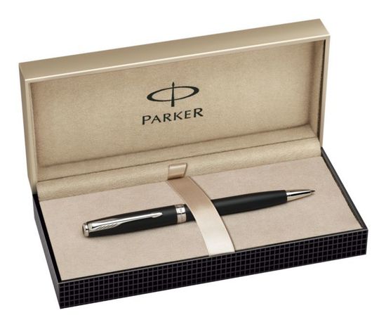 Шариковая ручка Parker Sonnet K529, цвет: MattBlack СT, стержень: Mblack, S0818140