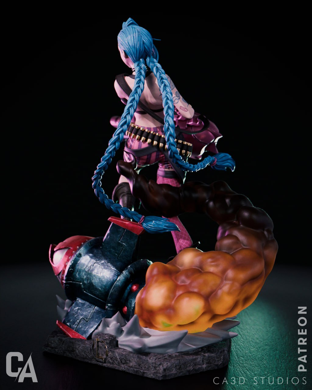 Фигуркаел Джинкс Лига легенд Jinx League of Legends
