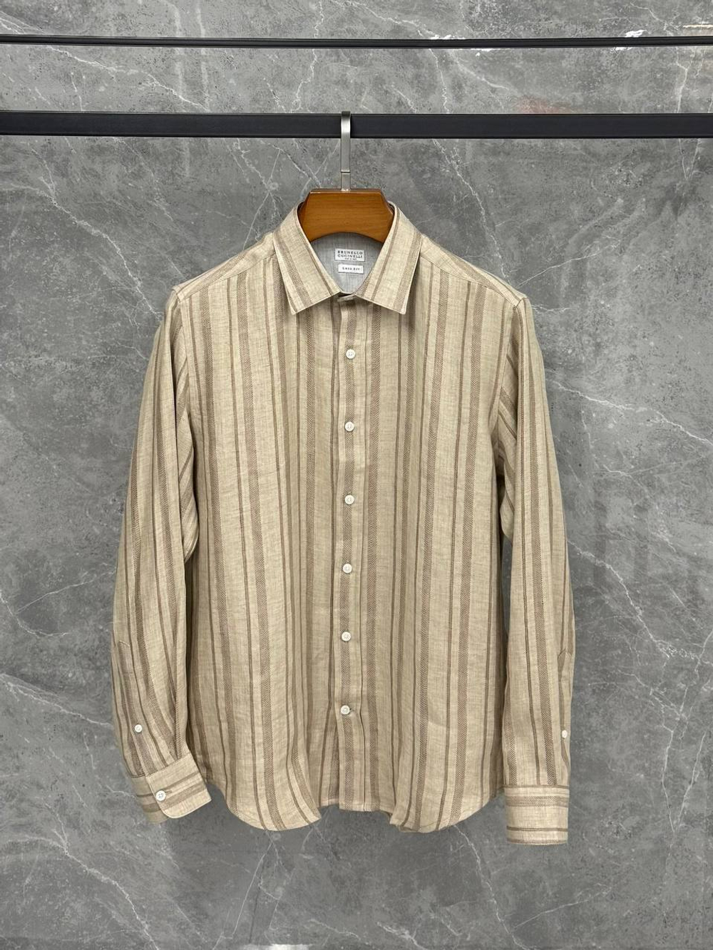 Льняная рубашка Brunello Cucinelli
