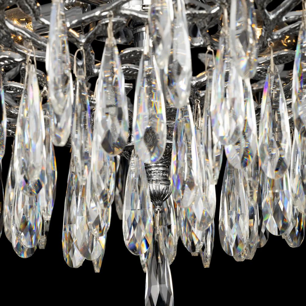 Citilux RITZ CL310081 Люстра хрустальная подвесная Хром