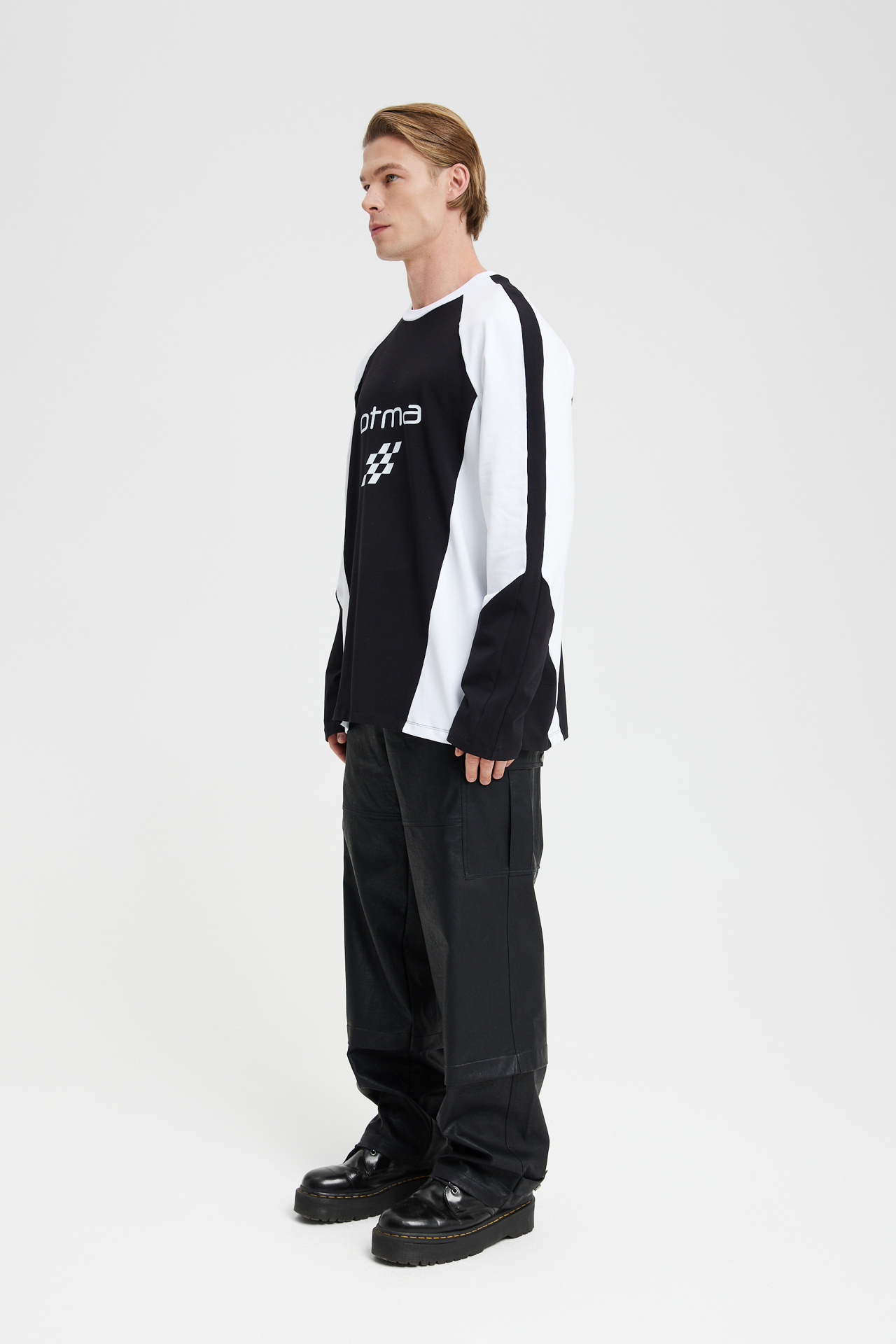 Лонгслив черный "MOTOCROSS"