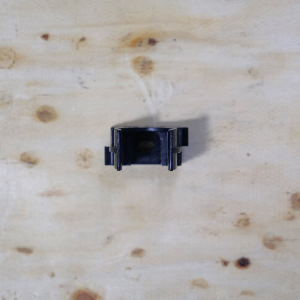 Крепеж-клипса для труб для монтажного пистолета черная д25 - 100шт Промрукав