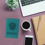 Обложка для паспорта STAFF, мягкий полиуретан, "ГЕРБ", темно-бирюзовая, 237611