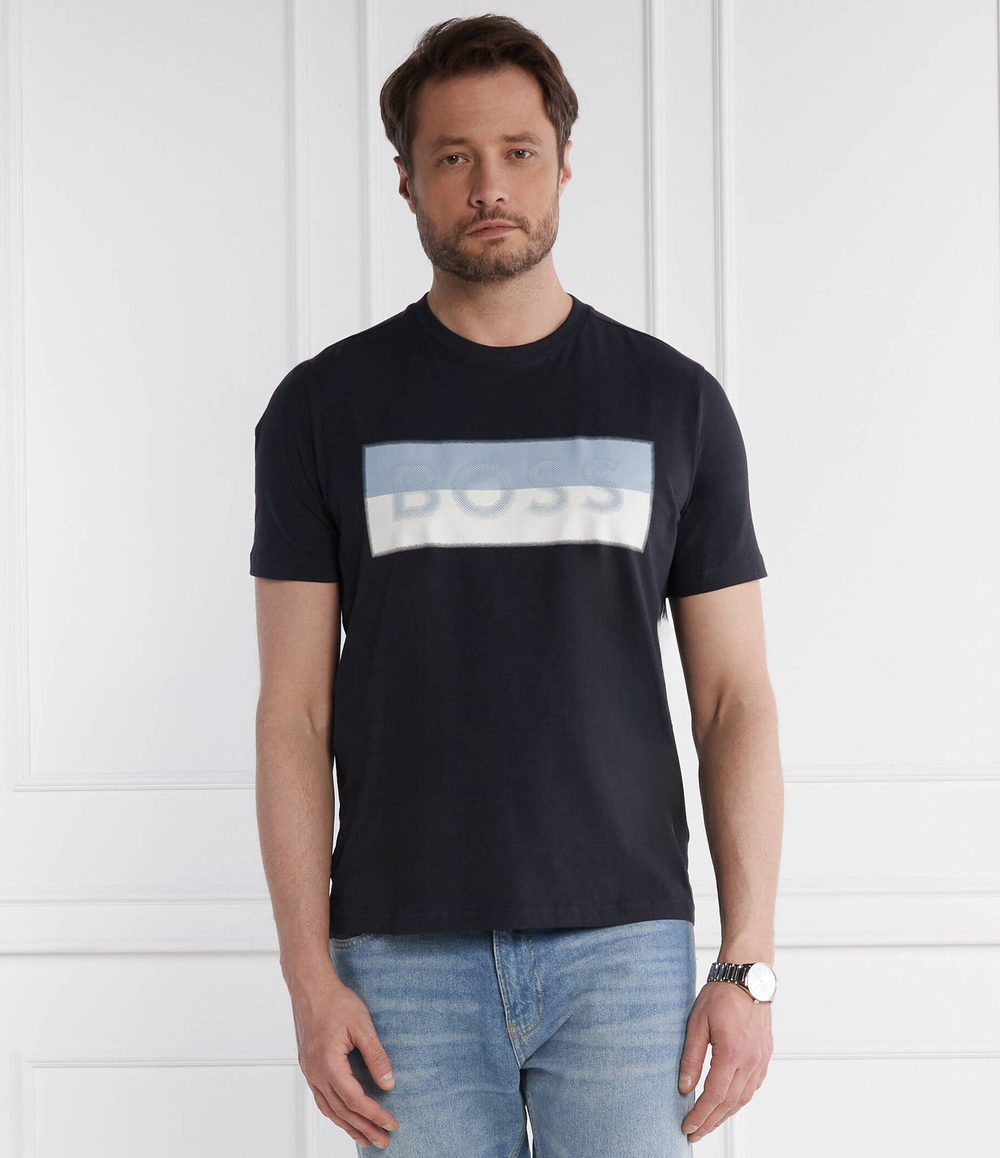 Футболка tee-9 BOSS GREEN - темно-синий(50512998)