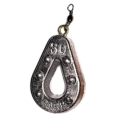 Груз с Вертлюгом и Зацепом Капля Карп 140г  1шт