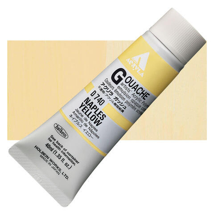 Holbein Acrylic Gouache 40 мл. 740 [А] Naples Yellow