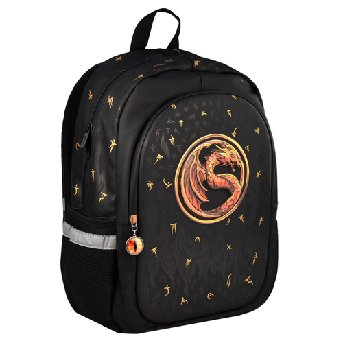 Ранец школьный Феникс+ арт.64142/ 10 ОГНЕННЫЙ ДРАКОН (29,5х41х15 см,