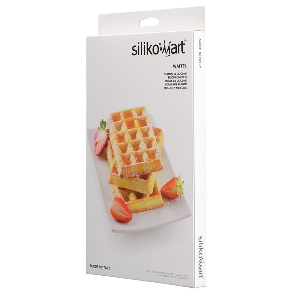 Silikomart Форма для приготовления вафель Waffel Classic силиконовая золотая