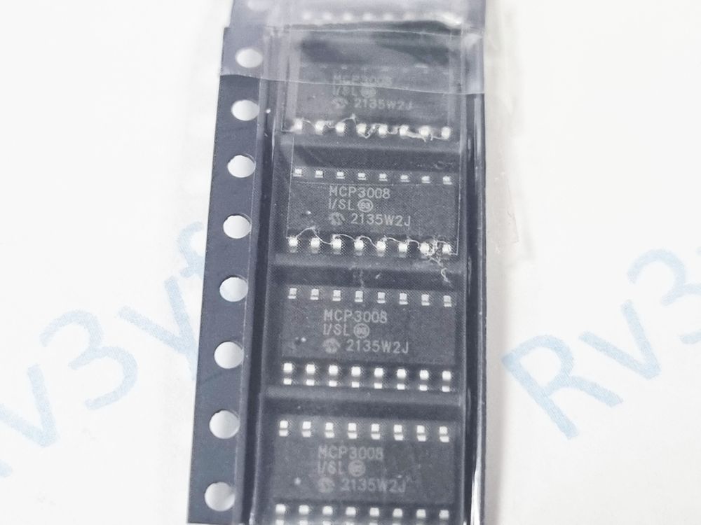 MCP3008-I/SL, АЦП, восьмиканальный (SOIC-16)