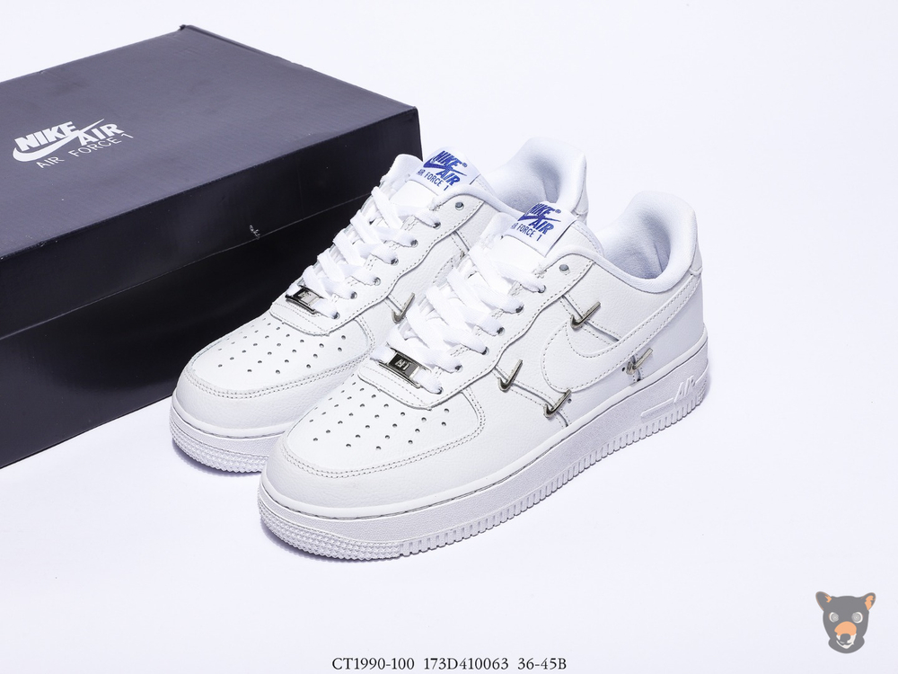 Кроссовки Wmns Air Force 1' 07 LX "Chrome Swooshes"