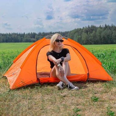 Палатка трекинговая двухместная (190x90x90см) ISMA ISMA-CL-S10-2P