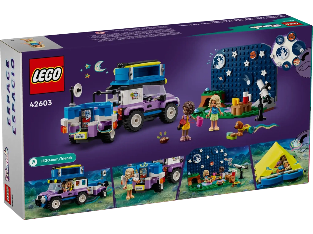 Конструктор LEGO Friends 42603 Туристический автомобиль для наблюдения за звездами