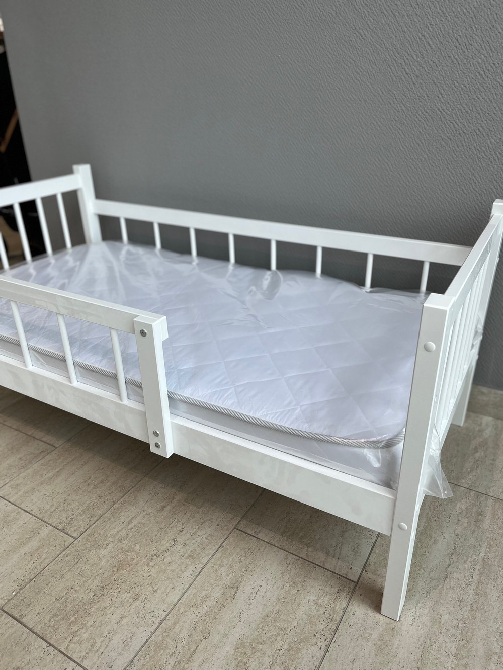 Кровать подростковая "Колибри Софа" (белый) 140*70 в 2-х коробках