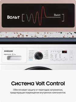 Стиральная машина Samsung WW80AG6L28WELP
