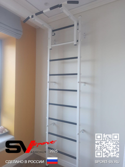 Монтаж шведской стенки Sv Sport в бетонные, кирпичные стены