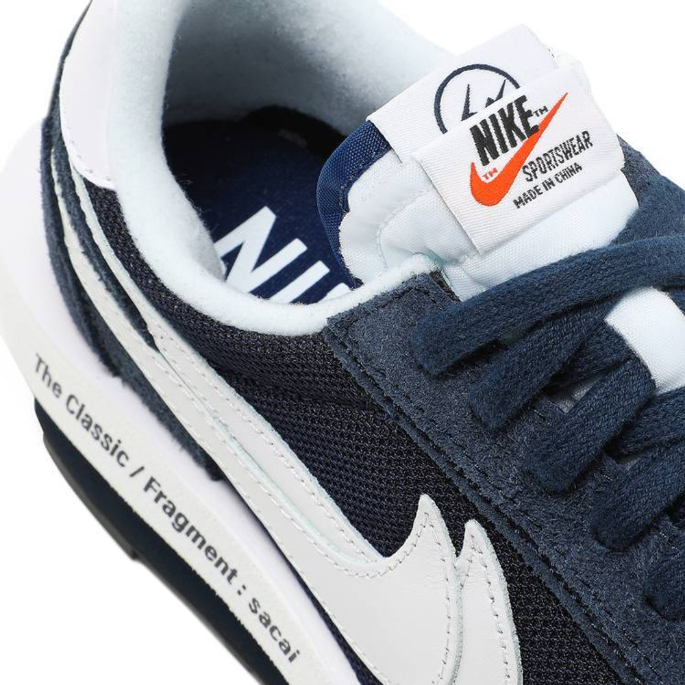 Кроссовки Fragment Design X Sacai X Nike Ldwaffle "Blackened Blue"