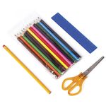 Канцелярский набор ПИФАГОР "Школьный", 10 предметов, вращающаяся конструкция, 230834