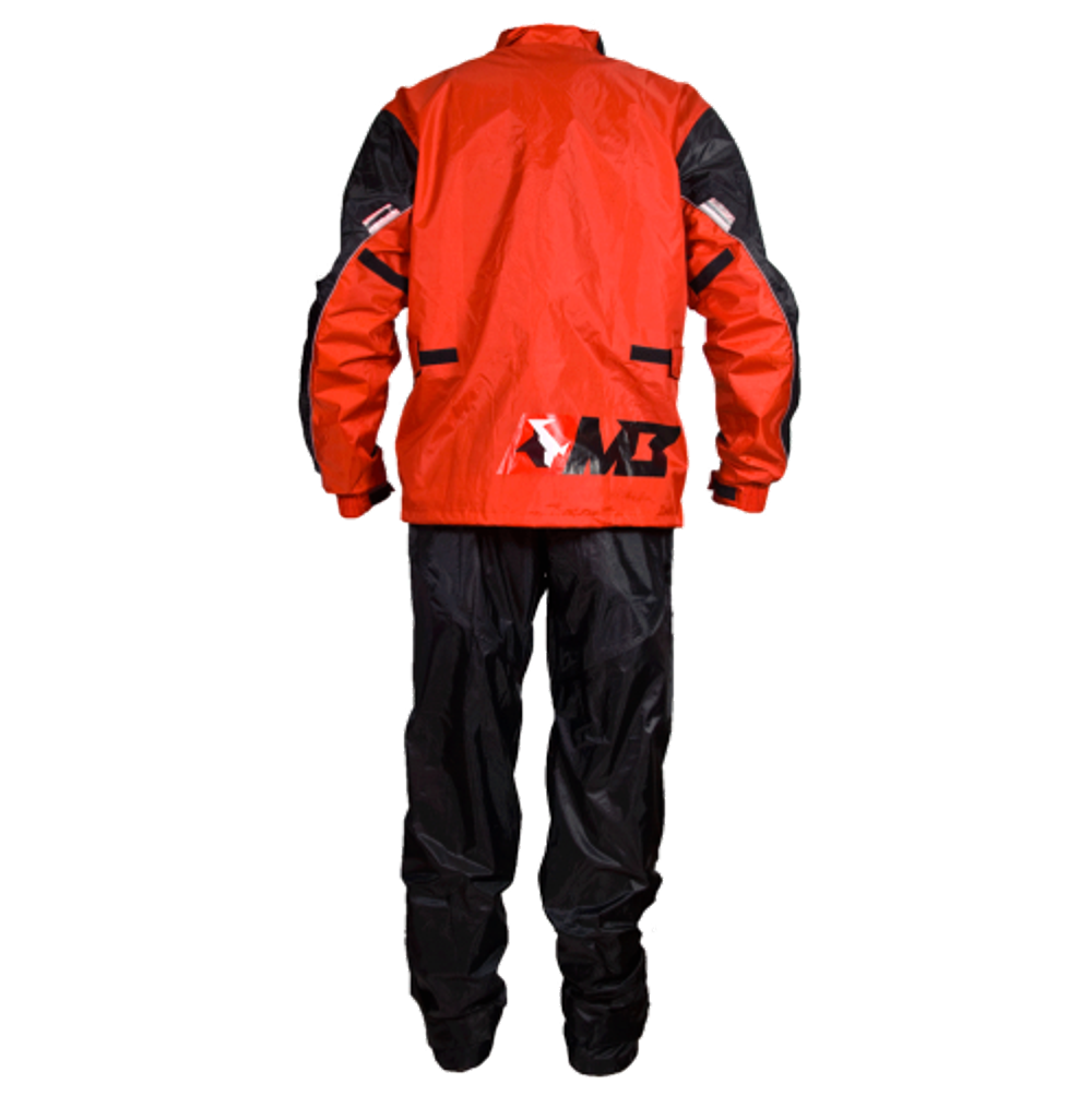 Дождевой комплект MADBULL PRO, красный-чёрный