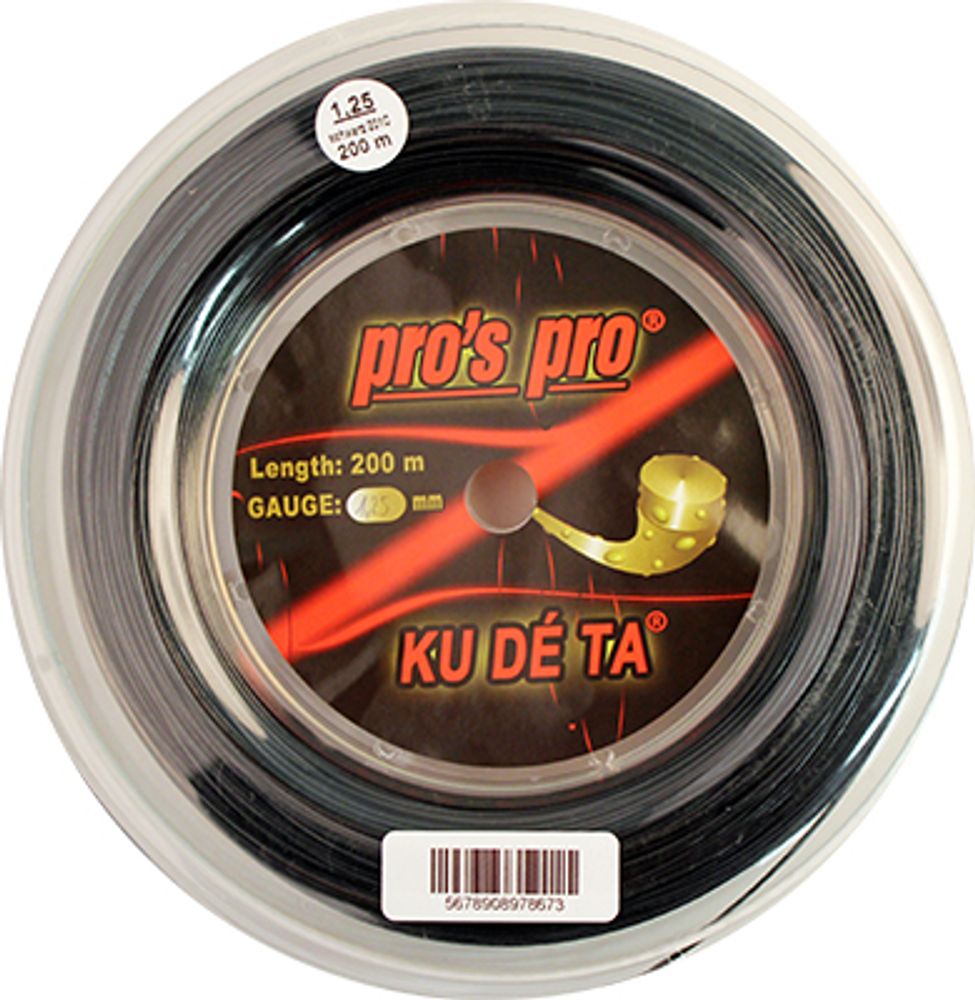 Теннисные струны Pro&#39;s Pro Kudeta (200 m) - black