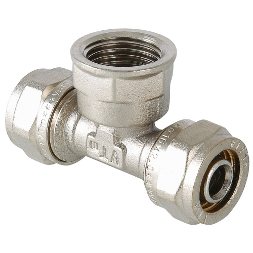 Тройник обжимной с ВР 20*3/4" внутренняя резьба (Valtec)