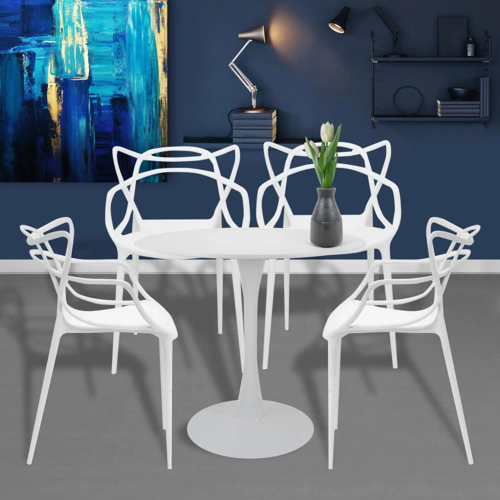 Стол Bradex Home Tulip диам.100см, белый