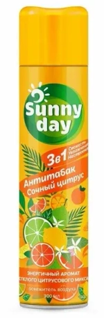Освежитель воздуха 3 в 1 Sunny Day 300 мл