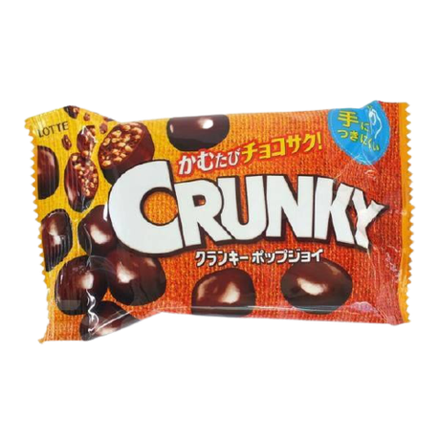 Шоколадное драже Lotte Crunky с хрустящим рисом
