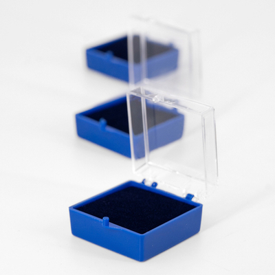 Футляр пластиковый с прозрачной крышкой, 35х40х19 мм