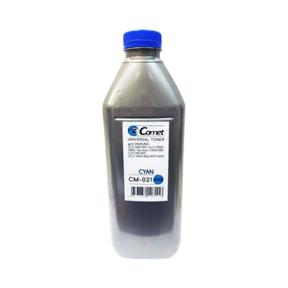 Тонер COMET для SAMSUNG Универсальный тип CM-021 (450гр, голубой) Silver ATM