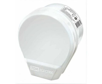 Разъём РШ-ВШ 32А/250В 2Р+РЕ белый TDM