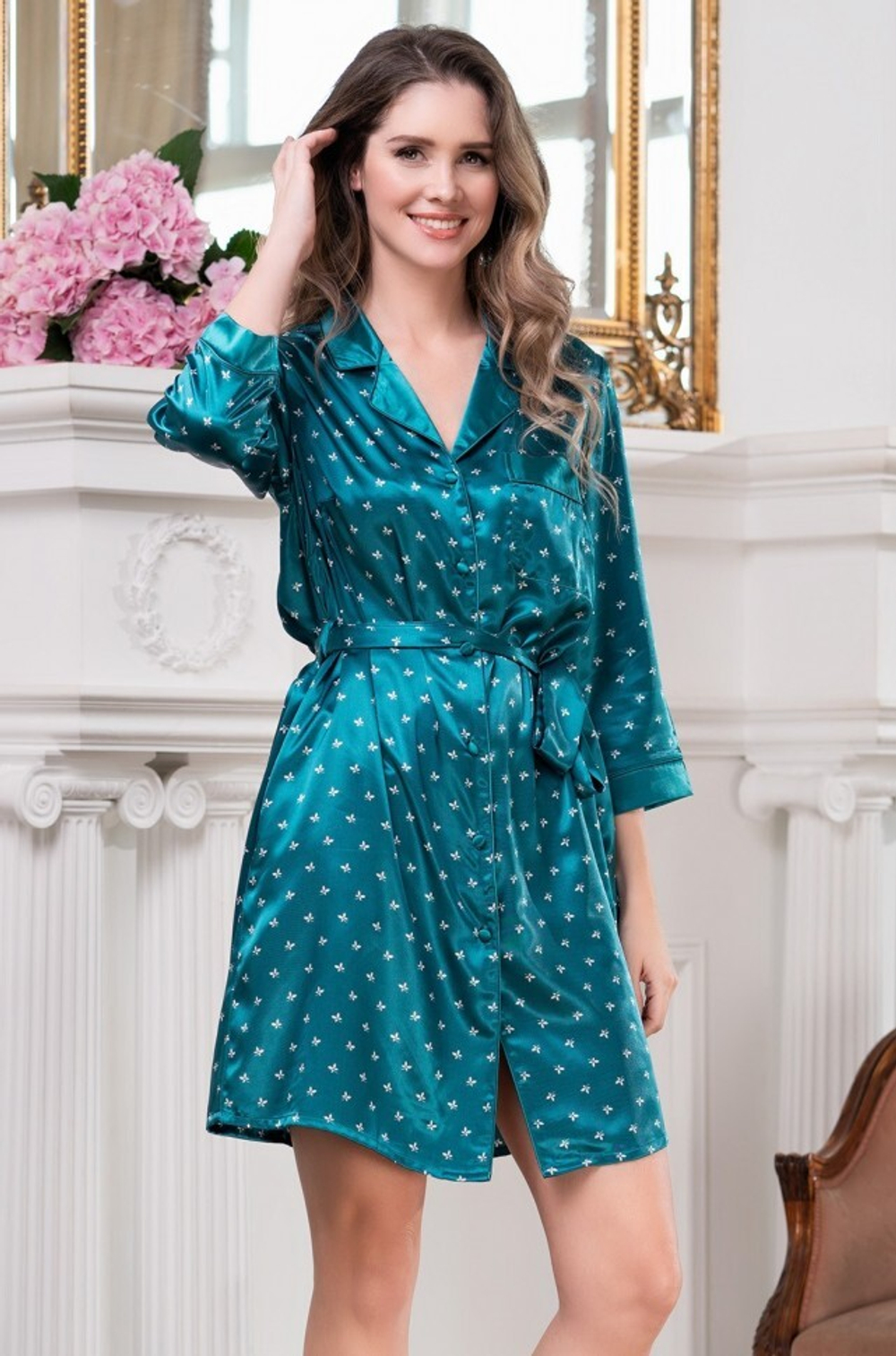 Халат-рубашка 8947 Clever MiaMia
