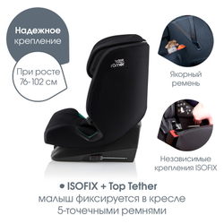Автокресло Britax Roemer Evolvafix Space Black
