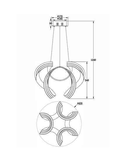Подвесной светильник Freya FR10024PL-L84W