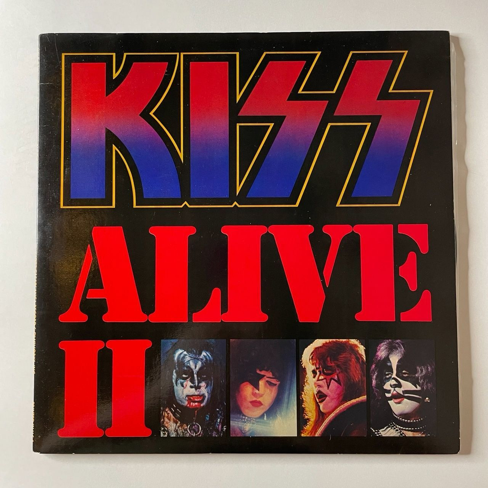 Винтажная виниловая пластинка LP Kiss Alive II (USA 1977) Christine Sixteen