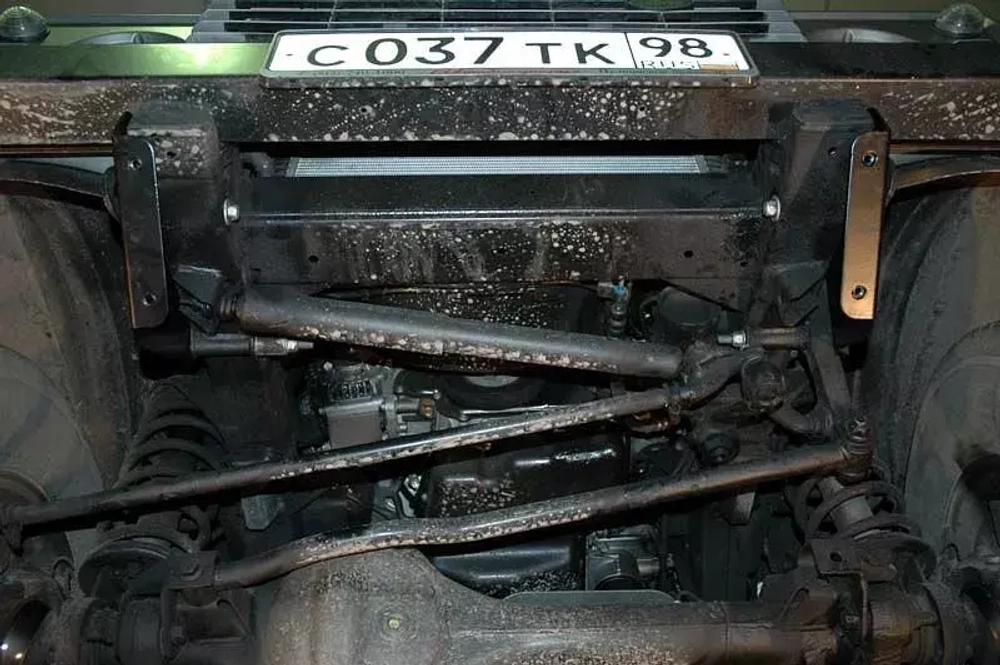 Защита рулевых тяг Sheriff для Land Rover Defender 90/110 2004-2011 арт.04.1264