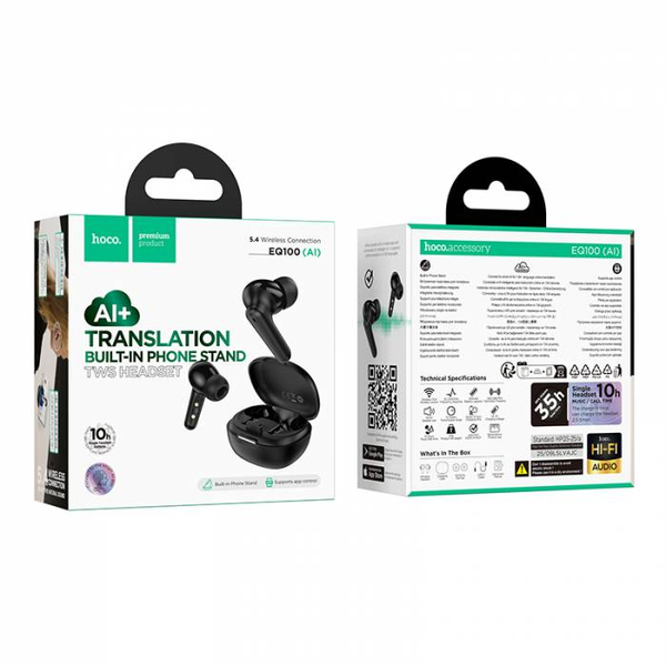 Беспроводные наушники Hoco EQ100 (black)