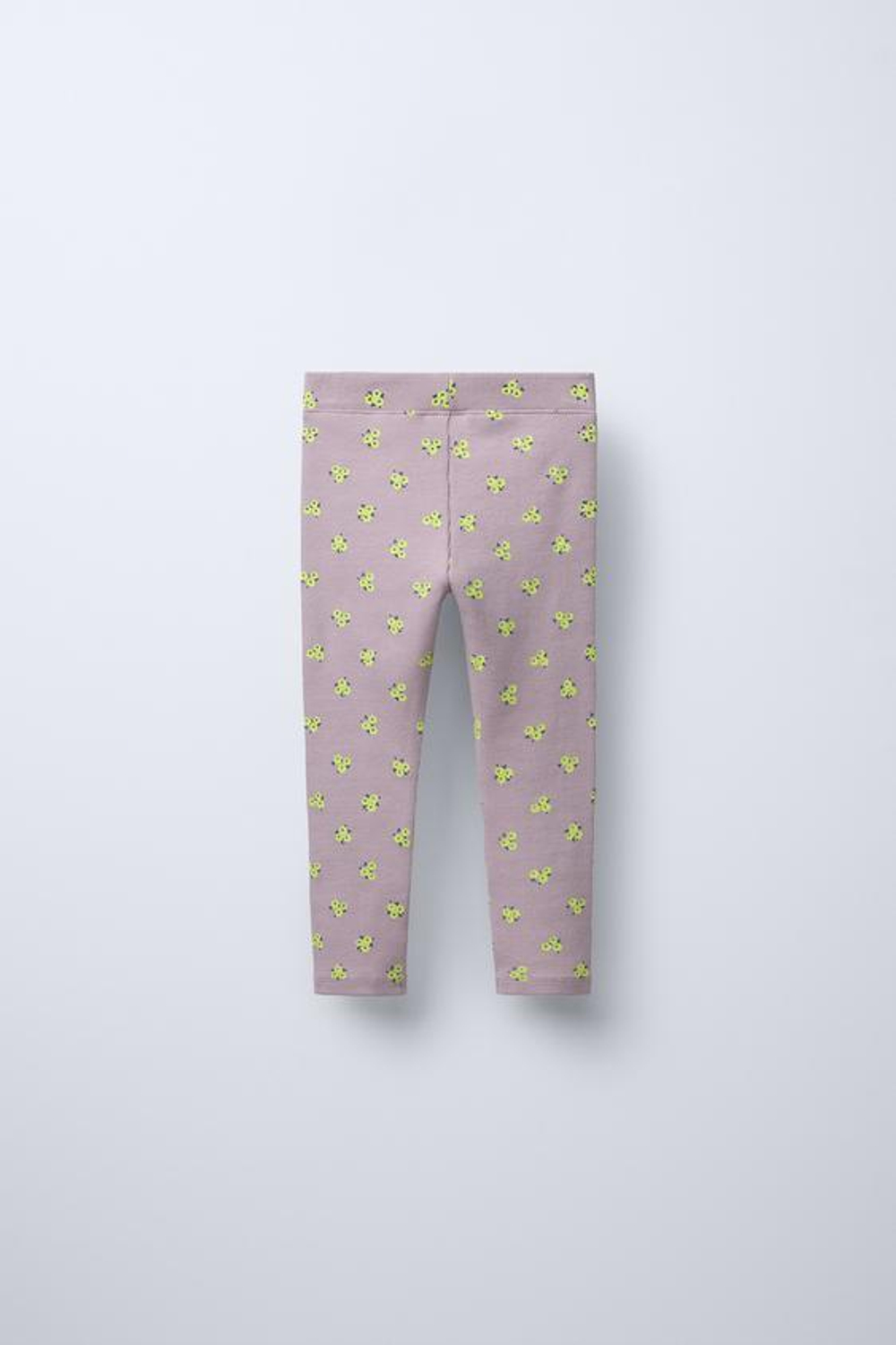 ZARA ЛЕГИНСЫ ИЗ ТКАНИ В РУБЧИК С ПРИНТОМ, СЕРО-КОРИЧНЕВЫЙ