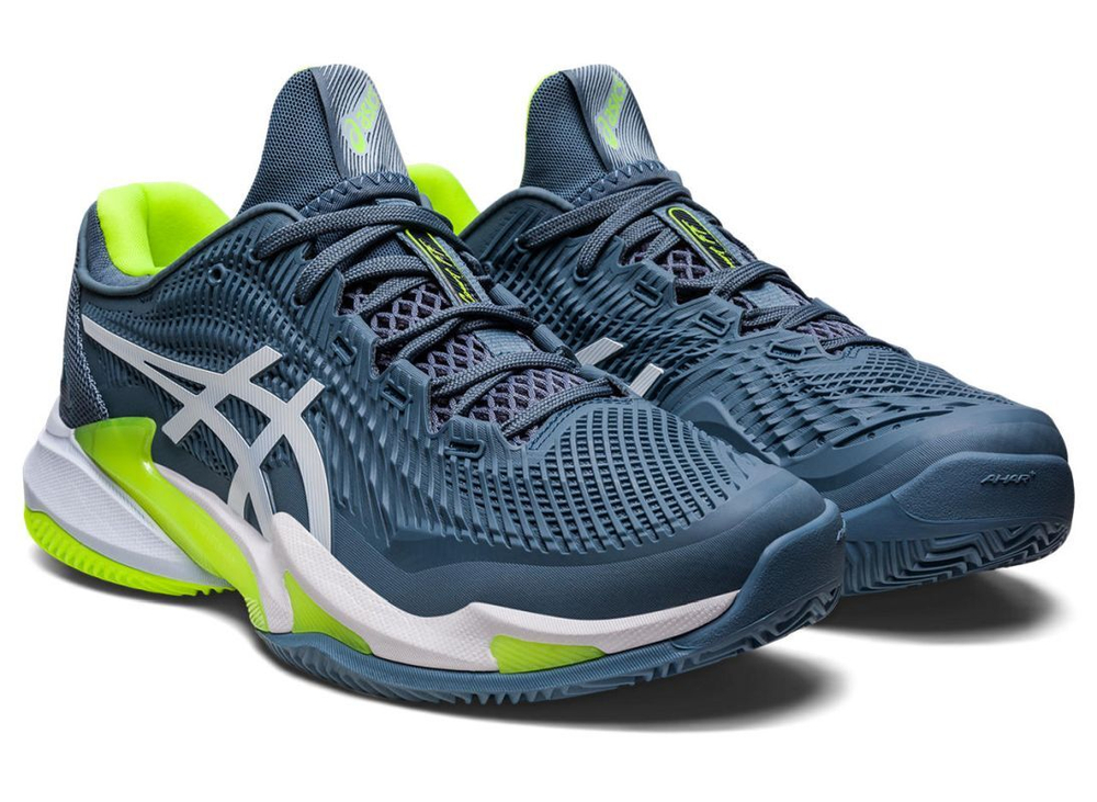 Мужские кроссовки теннисные Asics Court FF 3 Clay - steel blue/white