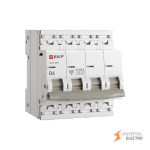 Автоматический выключатель 4P 6А (D) 6кА ВА 47-63N EKF PROxima