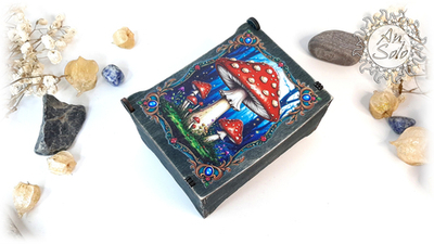 Шкатулка "Рассветный мухомор"