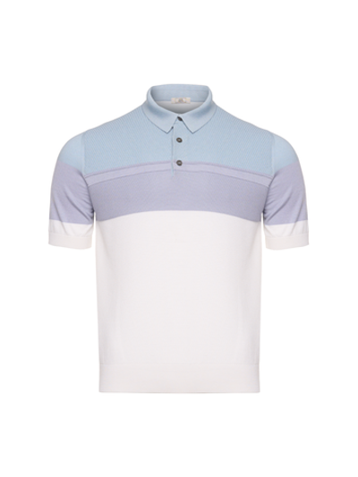 Поло c коротким рукавом на пуговицах Atelier Portofino