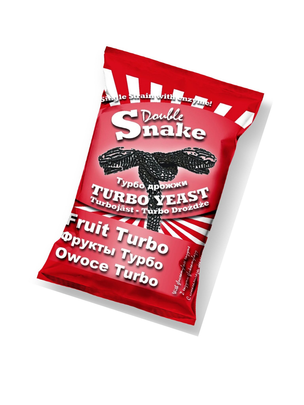 Дрожжи для фруктовых браг Double Snake Fruit Turbo, 49 г, 10 шт