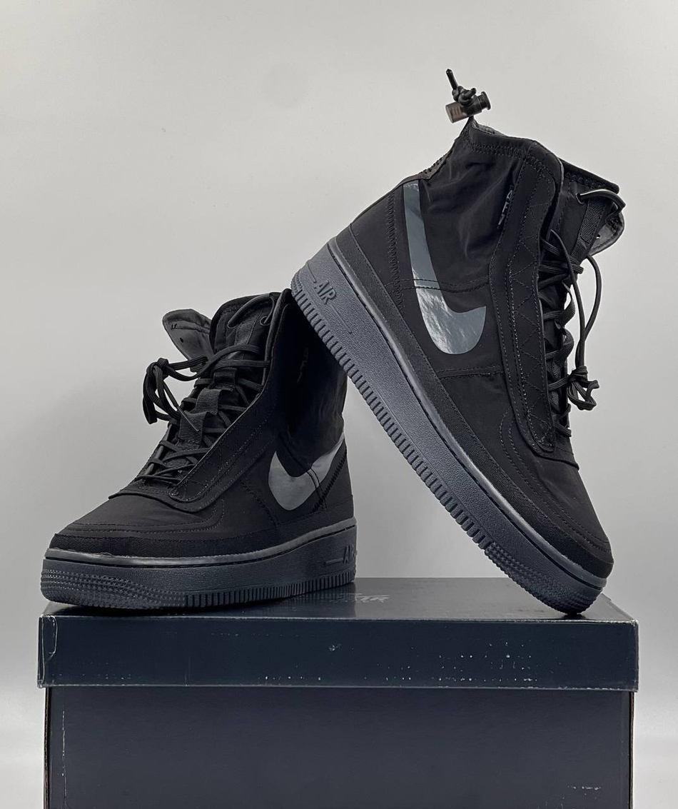 Кроссовки Nike AirForce 1 HighShell #N57 (черн.)