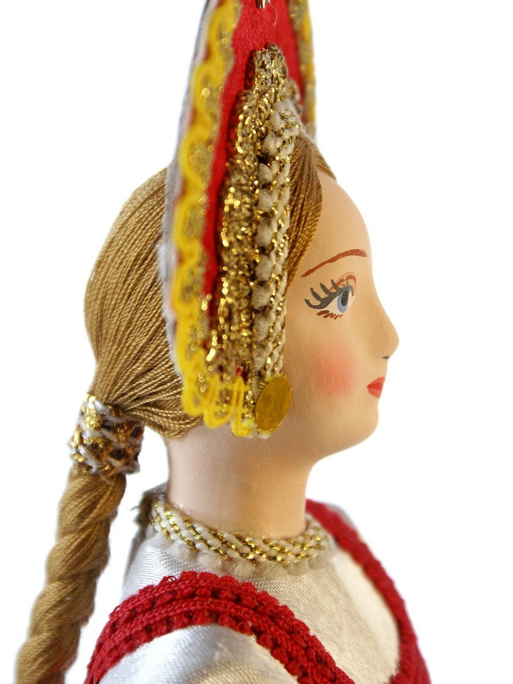 Кукла коллекционная Водоноска-казачка в летнем платье