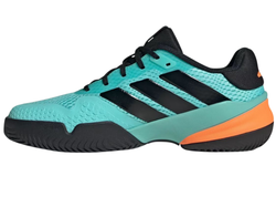 Детские Кроссовки теннисные  Adidas Barricade K - flash aqua/core black/lucid orange