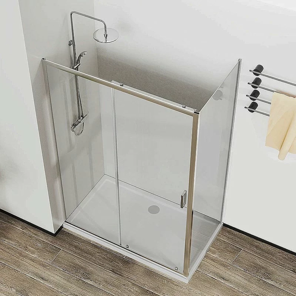 Душевой уголок Vincea City VSR-5CT9012CL 120х90 стекло прозрачное/профиль хром
